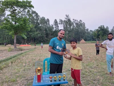 I love spending quality time with children. In 2025, I organized a football tournament for the children in my village to bring them together and let them simply enjoy being kids. For fun, I even shaved all the players' heads(including myself, though I didn't play) to make them feel like professional footballers. Each team included both boys and girls because I wanted them to grow up knowing that joy, teamwork, and opportunity should never depend on gender.