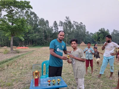 I love spending quality time with children. In 2025, I organized a football tournament for the children in my village to bring them together and let them simply enjoy being kids. For fun, I even shaved all the players' heads(including myself, though I didn't play) to make them feel like professional footballers. Each team included both boys and girls because I wanted them to grow up knowing that joy, teamwork, and opportunity should never depend on gender.