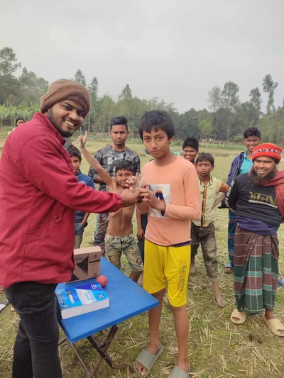 In 2023, I organized a local cricket tournament in my community to encourage children—both boys and girls—to stay active and promote their physical and mental well-being. I personally sponsored the prizes for the winning team. One of the most memorable moments was watching a young player named **Sagor**, who delivered an exceptional performance by scoring over **60 runs** despite his team losing the match. His talent, determination, and sportsmanship made the event truly inspiring.