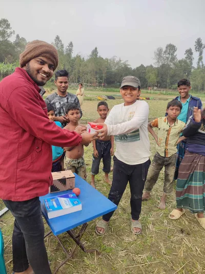In 2023, I organized a local cricket tournament in my community to encourage children—both boys and girls—to stay active and promote their physical and mental well-being. I personally sponsored the prizes for the winning team. One of the most memorable moments was watching a young player named **Sagor**, who delivered an exceptional performance by scoring over **60 runs** despite his team losing the match. His talent, determination, and sportsmanship made the event truly inspiring.